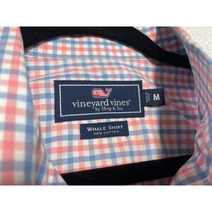 Vineyard Vines Performance Classic Fit Whale Shirt Mens Medium Long Sleeve Plaid